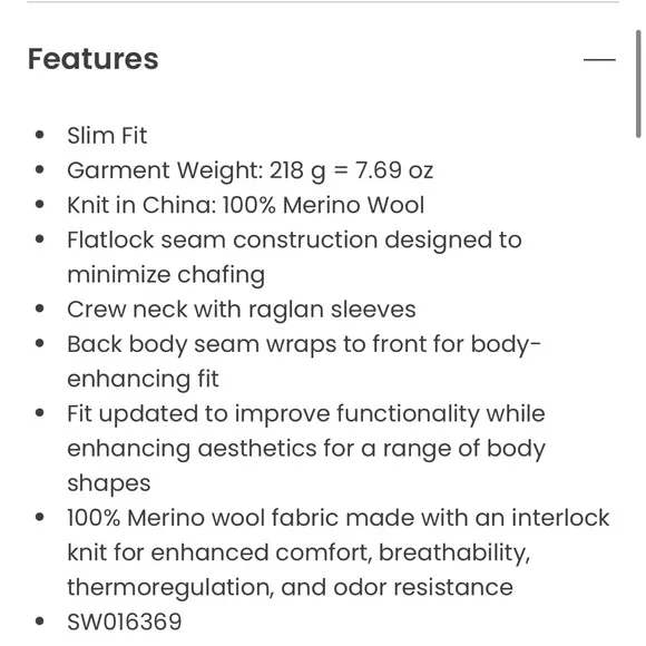 Smartwool Women's Classic Thermal Merino Base Layer Crew Winter Sky Heather - Picture 12 of 13